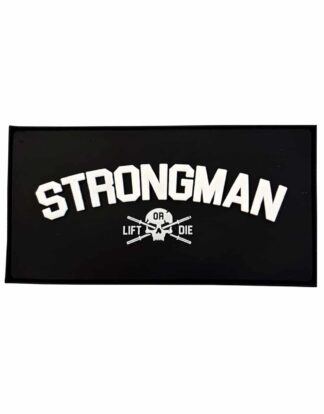 Patch PVC Strongman - Lift or Die - Écusson Velcro Warrior Gear