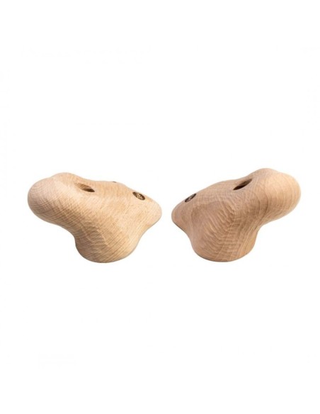 WOODEN PHANTOM L1 - Two Symmetric Wood Climbing Holds XL Jugs - Image 38