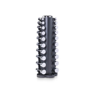 Chrom Hantelsatz 1-10 kg inklusive Ablage - BMS Fitness
