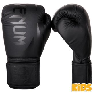 Venum Challenger 2.0 Kids Gloves - Black/Black 8oz