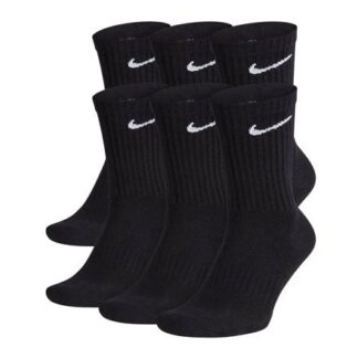 6 Paar Nike Cushioned Crew Unisex Socken  schwarz/weiß | Omidis.de