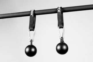 Ball grips with straps