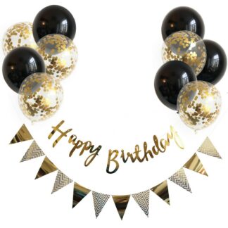 Luftballons Girlande Geburtstag Set Schwarz/Gold
| ROB’S BALLOONS