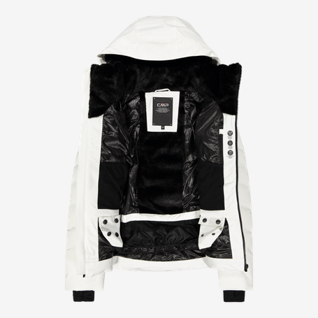 CMP Damen Aprés Ski wattierte Jacke mit Schneegamasche bianco - Image 7