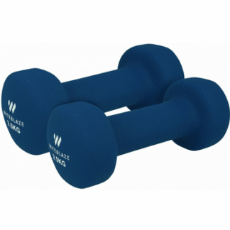 Neoprenhantel 2 x 2,5kg blau