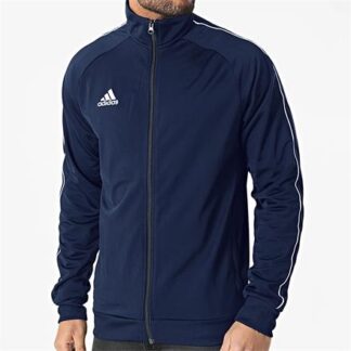 adidas Core 18 Herren Trainingsjacke dunkelblau/weiß | Omidis.de