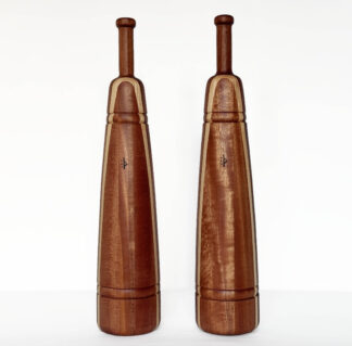 Premium Persian Meels – Striped Sapele & Ash – 3.5kg (7kg set) - BMF BodyMindFit circular fitness tools