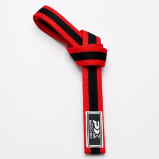 PX Budo Kids Softbelt, rot-schwarz 240cm
