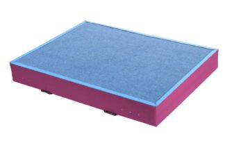 Niedersprungmatte blau-pink - 100 x 200 x 8 cm