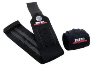 Inzer - Gripper Wrist Wraps 50 cm Black Strong - Sport Enzinger