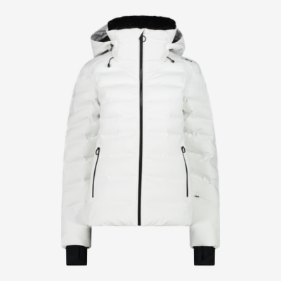 CMP Damen Aprés Ski wattierte Jacke mit Schneegamasche bianco - Image 3