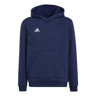 adidas Entrada 22 Hoodie Kinder Sweatshirt  blau/weiß | Omidis.de