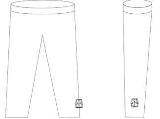 Yong Taekwondo Logo Bestickung Hose
