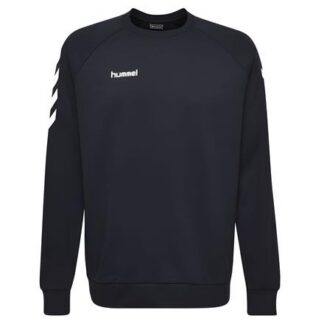 Hummel Go Cotton Herren Sweatshirt  dunkelblau/weiß | Omidis.de