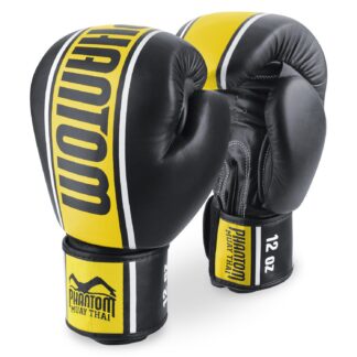Muay Thai Boxhandschuh ''MT-Pro'' -schwarz/gelb Gr. - Sport Enzinger