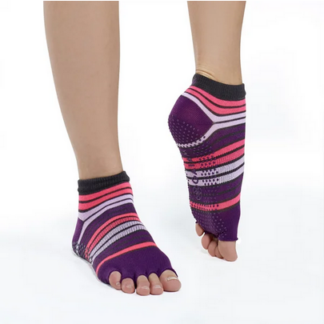 Purple Toeless Yoga Socken – Gaiam