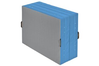 Weichbodenmatte klappbar hellblau - 200 x 200 x 40 cm