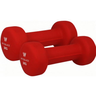 Neoprenhantel 2 x 2,0kg rot