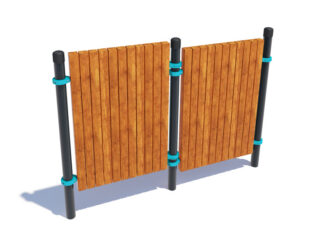 PK-005 Parkour complex with 2 walls