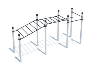 K-ZN-026 Two-Section Multi Level Monkey Bars