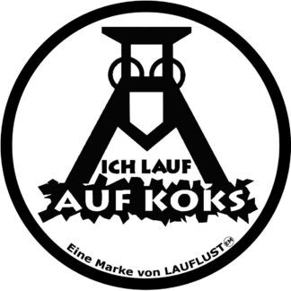 Ich lauf auf Koks Autoaufkleber | rund | Ø 8cm
| Lauflust.de