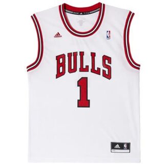 adidas Chicago Bulls Int. #1 Derrick Rose NBA Replica Trikot rot/weiß | Omidis.de