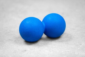 Double lacrosse ball - blue