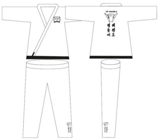 TWIN TAEKWONDO Dan-Anzug Gr 200