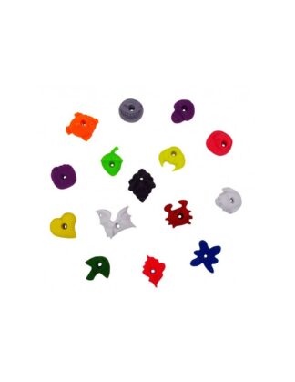 Children's climbing holds: 15 holds theme "woods"