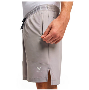 SULTAN Men´s woven shorts – schwarz S – XXL grau - Image 4