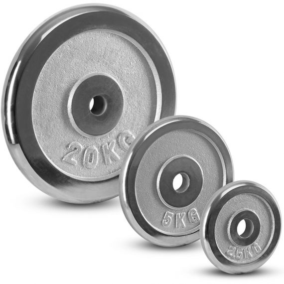 Hantelscheiben Chrom - 30 mm - Sport Enzinger