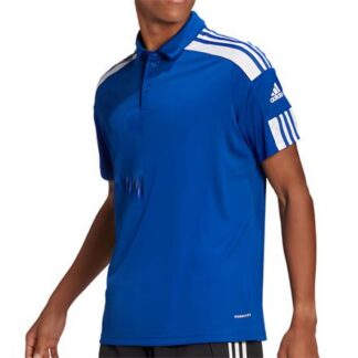 adidas Squadra 21 Herren Poloshirt  blau/weiß | Omidis.de