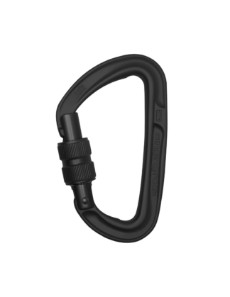 Singing Rock Colt Carabiner – Screwlock – Black
