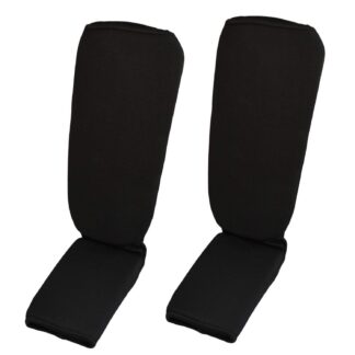 Schienbein- Spannschoner Stoff schwarz GrM