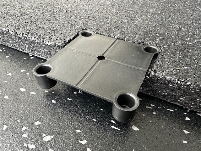 “FitUltra TURF”-100x100x2cm schwarz – Bodenschutzmatte inkl. 4 Verbinder - Image 16