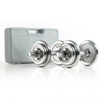 Chrom Kurzhantel-Set 2 x 10 kg - Sport Enzinger