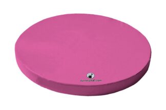 Weichbodenmatte rund ungeteilt pink - 200 x 10 cm
