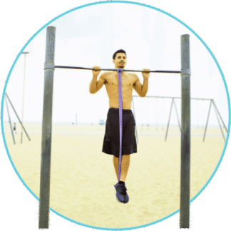 Assisted Pullups With Resistance Bands