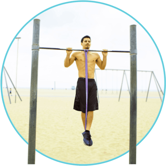 Assisted Pullups With Resistance Bands