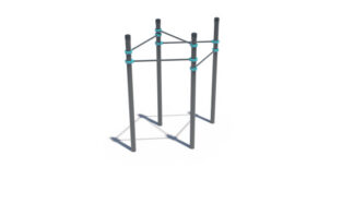 K017 Double Triangular Pull-Up Bar