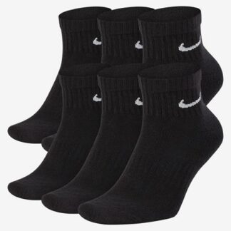 6 Paar Nike Everyday Cushioned Ankle Unisex Socken  schwarz/weiß | Omidis.de