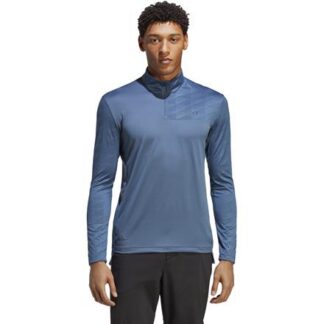 adidas TERREX Multi Half-Zip Longsleeve Herren Sportshirt  blau | Omidis.de