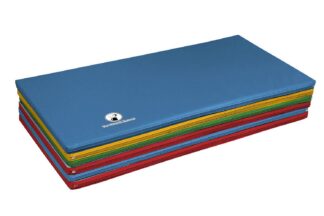 Faltmatte 6-teilig (2x blau,2x rot, gelb, grün) - 120 x 360 x 3 cm (ausgeklappt)