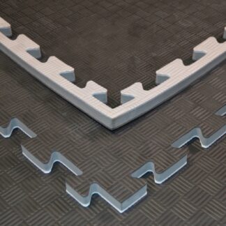 Kampfsportmatten schwarz / grau 100x100x2cm