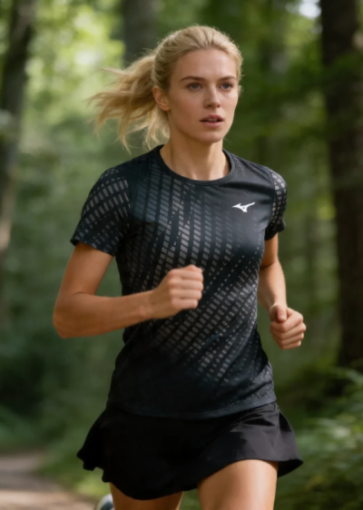 CORE GRAPHIC TEE Laufshirt Damen Mizuno - Image 3
