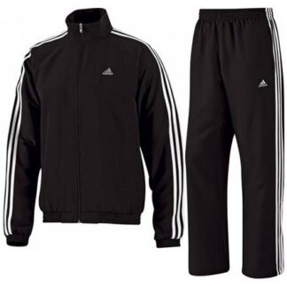 adidas Ess 3S Woven Trainingsanzug schwarz | Omidis.de