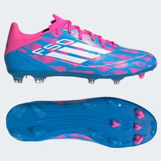 adidas F50 League FG/MG Unisex Fußballschuhe  blau/weiß | Omidis.de
