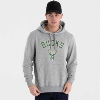 New Era NBA Team Logo Herren Hoodie  grau | Omidis.de