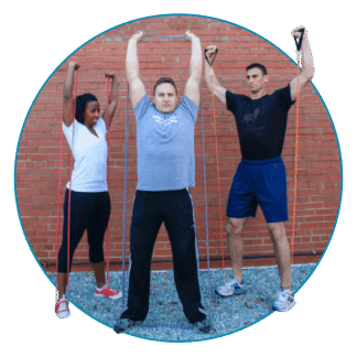 Push Presses with Resistance Bands