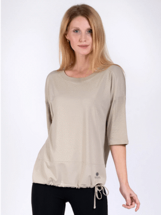 Yoga Shirt Sara Taupe XS bis XL